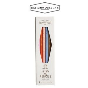 Designworks Ink Set of 6 No 2 Pencils